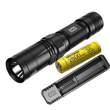 NITECORE-linterna EC23 CREE XHP35 HD, luz LED máxima de 1800 lúmenes, distancia de haz de 255 metros, antorcha impermeable para exteriores, luz de rescate de búsqueda 2024 - compra barato