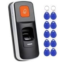 RFID Standalone Fingerprint Lock Access Control Reader Biometric Fingerprint Access Controller Door Opener Support SD Card Door 2024 - buy cheap