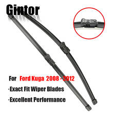 Gintor  Wiper LHD Front Wiper Blades Set For Ford Kuga MK1 2008 - 2012 Windshield Windscreen Window 24"+17" 2024 - buy cheap