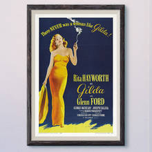 N110 GILDA (5) Vintage Classic Movie Wall Silk Cloth HD Poster Art Home Decoration Gift 2024 - buy cheap