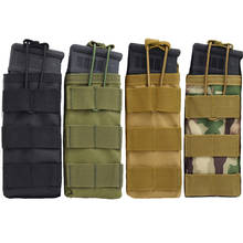 1000d náilon único/duplo/triplo compartimento bolsa tático caça acessórios molle saco militar paintball airsoft revista bolsa 2024 - compre barato