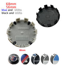 4pcs/lot blue white black white 56mm 68mm 10 pin Auto car Wheel Center Caps hub Rim center Covers For BMW Car accessories 2024 - buy cheap