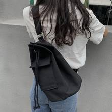 Korean style drawstring bucket bag for women Shoulder Bags Casual canvas female messenger bags  student school bag bolsa feminin 2024 - buy cheap