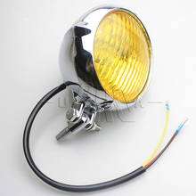 Faro delantero Retro Universal para motocicleta, lámpara de Estilo Vintage pulido, para Harley Sportster, Softail, Honda, Chopper 2024 - compra barato