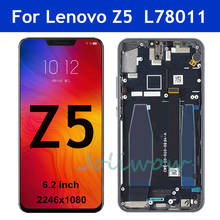 6.2"  For Lenovo Z5 LCD Display Touch Screen with Frame For Lenovo Z5 L78011 LCD Digitizer Digitizer Assembly 2024 - buy cheap