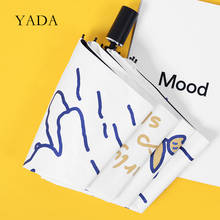Yada guarda-chuva com desenho de coelho, guarda-chuva feminino dobrável, anti-uv, à prova de chuva, guarda-sol, proteção solar yd200155 2024 - compre barato