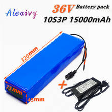 Aleaivy 36V Battery 10S3P 15Ah 42V 21700 Lithium Ion Battery Pack for Ebike Electric Car Bicycle Motor Scooter with 20A BMS 500W 2024 - buy cheap