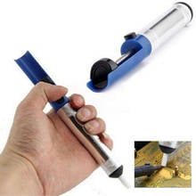 Sugador de solda de alumínio, 1 peça, ferramenta de remoção de caneta azul para solda a vácuo 2024 - compre barato