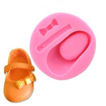 Zapatos de bebé de silicona molde para artesanías con azúcar DIY decoración utensilios para dulces Cupcake utensilios para decoración de tortas con fondant 2024 - compra barato