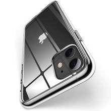 Оригинальный прозрачный чехол для Apple iPhone 11 Pro Max X XR XS 8 Plus 7 6 6S SE 2020 прозрачный силиконовый акриловый жесткий чехол аксессуар 2024 - купить недорого