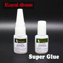 Royal Sissi-Juego de 2 botellas de pegamento superglue, sin olor, secado rápido, instantáneo, cianoacrilato, para pesca con mosca 2024 - compra barato