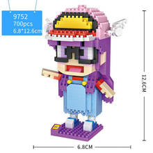 Классический японский Norimaki Arare мультфильм изображения микро алмаз строительный блок девочка фигурки роботов нанокирпичи игрушки для подарков 2024 - купить недорого