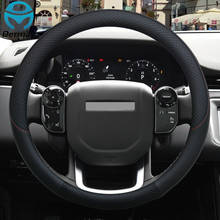 Para land rover Freelander 1 2 Discovery 2 3 4 5 Sport Velar Defender Evoque capa de volante do carro couro 100% dermay marca auto acessórios 2024 - compre barato