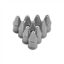 10 pçs/set 1mm 2mm bico pontas de ferro de solda de metal ponta para vácuo elétrico solda otário/desoldering bomba 2024 - compre barato