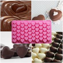 DIY 55 Holes Heart Shape Non-Stick Soft Silicone Cake Mold Baking Mould Chocolate Decoration Silicone Kitchen Baking Tools 2024 - buy cheap