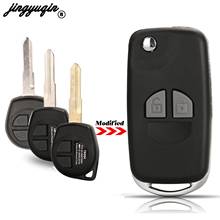 jingyuqin Modified For Suzuki Maruti Swift Dzire A-Star SX4 Ertiga WagonR Ritz Fob Folding Flip Remote Key Shell Case 2 Button 2024 - compre barato