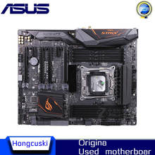 Para asus rog strix x99 jogo usado original placa-mãe soquete lga 2011-3 v3 ddr4 x99 desktop placa-mãe 2024 - compre barato