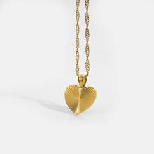 18K Gold Plating Stainless Steel Neckalce For Women Retro Inspired Eternal Love Heart Choker Necklace Gifts For Girlfriend 2024 - buy cheap