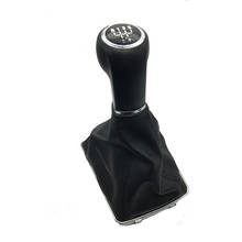5 / 6 Speed Car Shift Gear Knob With Leather Boot Chrome For OPEL ASTRA III H 1.6 VAUXHALL 2004 2005 2006-2010 2024 - buy cheap