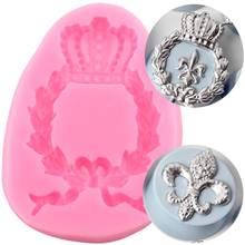 Crown Fondant Mold Flower Silicone Molds Cake Decorating Tools Kitchen Baking Chocolate Gumpaste Mould Candy Clay Moulds 2024 - buy cheap
