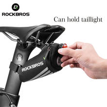 ROCKBROS-bolsa trasera para bicicleta, bolsa reflectante para sillín de bicicleta de montaña o de carretera, resistente al agua, accesorios para ciclismo 2024 - compra barato