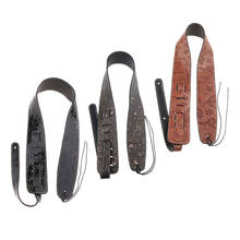 Adjustable Leather Guitar Strap Belt for Acoustic Folk Electric Guitar Parts 2024 - buy cheap