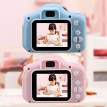 Mini câmera filmadora infantil digital recarregável, câmera filmadora com tela de 2 rótulos para crianças presentes de aniversário brincadeira ao ar livre 2024 - compre barato