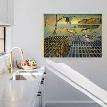 Citon-pintura al óleo sobre lienzo de San Valentín Dali, obra de arte para decoración moderna de pared del hogar, póster de imágenes, con continuación de memoria 2024 - compra barato