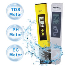 Medidor do verificador do ph + tds & ec/TDS-3 medidor/medidor do verificador do papel do ph medem a pureza da qualidade da água para beber/piscina/aquário 2024 - compre barato