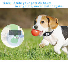 Mini dispositivo de seguimiento GPS para mascotas, rastreador inteligente impermeable para perros y gatos, posicionador de Collar negro 2024 - compra barato