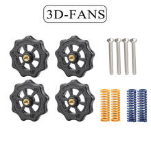 3D Printer Parts Heated Bed Spring Leveling Kit Adjustment Nut+Springs+ Screw Heatbed Kit For CR-10 Ender 3 MK3 hotbed 2024 - buy cheap