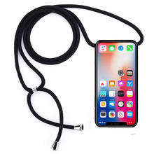 Strap Cord Chain Phone Tape Necklace Lanyard Mobile Phone Case for Carry to Hang for Motorola Moto G7 Power Play Plus EU US 2024 - buy cheap