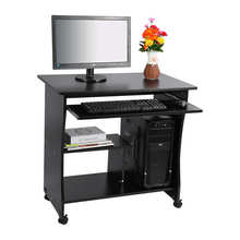 Mesa de computador com teclado, escrita moderna para estudo, notebook, móveis para escritório 2024 - compre barato