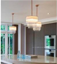 Modern minimalist and refreshing bar, Zhongdao chandelier hotel lobby restaurant studio coffee shop reception chandelier 2024 - buy cheap