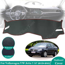 For Volkswagen VW Jetta 7 A7 MK7 2019 ~ 2021 Anti-Slip Leather Mat Dashboard Cover Pad Sunshade Dashmat Protect Dash Accessories 2024 - buy cheap