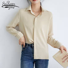 2020 Spring Tops New Korean Long Sleeve Chiffon Shirt Women OL Casual Loose Solid Cardigan Blouse Women Blusas Mujer 8897 50 2024 - buy cheap
