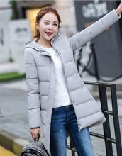 2020 Fashion Hooded Ladies Coats Women Winter Parka Slim Padded Coat Female Solid Jackets Casaco Inverno Feminino WXF349 2024 - buy cheap