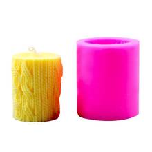 3D колонна силиконовая свеча форма для мыла Сделай Сам глина для украшения торта шоколада C63B 2024 - купить недорого