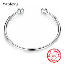 Yanayu pulseira esterlina 925 original com pingentes de prata, pulseira para mulheres, meninas, faça você mesmo joias pb050 2024 - compre barato