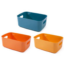 Cozinha desktop sundries organizador caixa de armazenamento cesta multifuncional banheiro roupas lanche cosméticos plástico armazenamento doméstico 2024 - compre barato