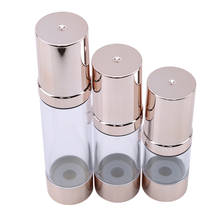 1pc 15/30/50 ml vazio airless cosméticos garrafa vazia bomba de garrafa vazia processamento plástico garrafa de viagem airless bomba de vácuo sub-garrafa 2024 - compre barato