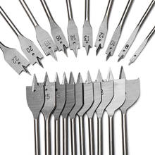 1 Pc 6-45mm Flat Drills Long High-carbon Steel Wood Flat Drill Set Power Tools Spade Drill Bits Durable Woodworking Tool Sets 2024 - buy cheap