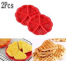 Silicone Waffle Mold 5 Cavity Waffle Cake Mould Chocolate Pan Cake Baking Molds Tray Mold Round Shape for Kitchen Baking Tool 2024 - buy cheap