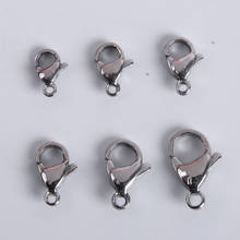 20Pcs/Lot Stainless Steel 9/10/11/12/13/15mm Lobster Clasps Hooks Connector for DIY Jewelry Findings Making Supplies 2024 - buy cheap