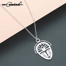 Cxwind Abstract Human Mask Necklace for Women Men Charm  Pendant Necklaces Punk Collares Statement Jewelry 2024 - buy cheap
