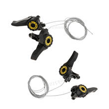 3x5/6/7 velocidades para bicicleta de montaña, de montaje superior gatillo, palanca de pulgar, accesorios de piezas de bicicleta 2024 - compra barato