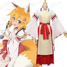 Anime Sewayaki Kitsune no Senko-san The Helpful Fox Senko san Cosplay Costume custom made Halloween Cosplay Costume and Wig ear 2024 - buy cheap