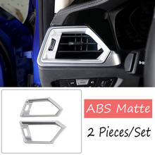 Cubierta decorativa para salida de aire izquierda y derecha de coche, accesorios de estilo para BMW Serie 3 G20 2019 2020 ABS mate/fibra de carbono 2024 - compra barato