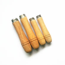 Mangos triangulares de madera para manualidades, herramientas de repuesto hechas a mano, accesorios, 5 unids/lote 2024 - compra barato