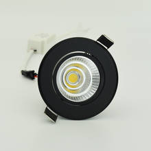 Special Black led spot Mini 3W 5W 7W COB LED Downlight Dimmable Recessed Lamp Light best for ceiling home office hotel 110V 220V 2024 - buy cheap